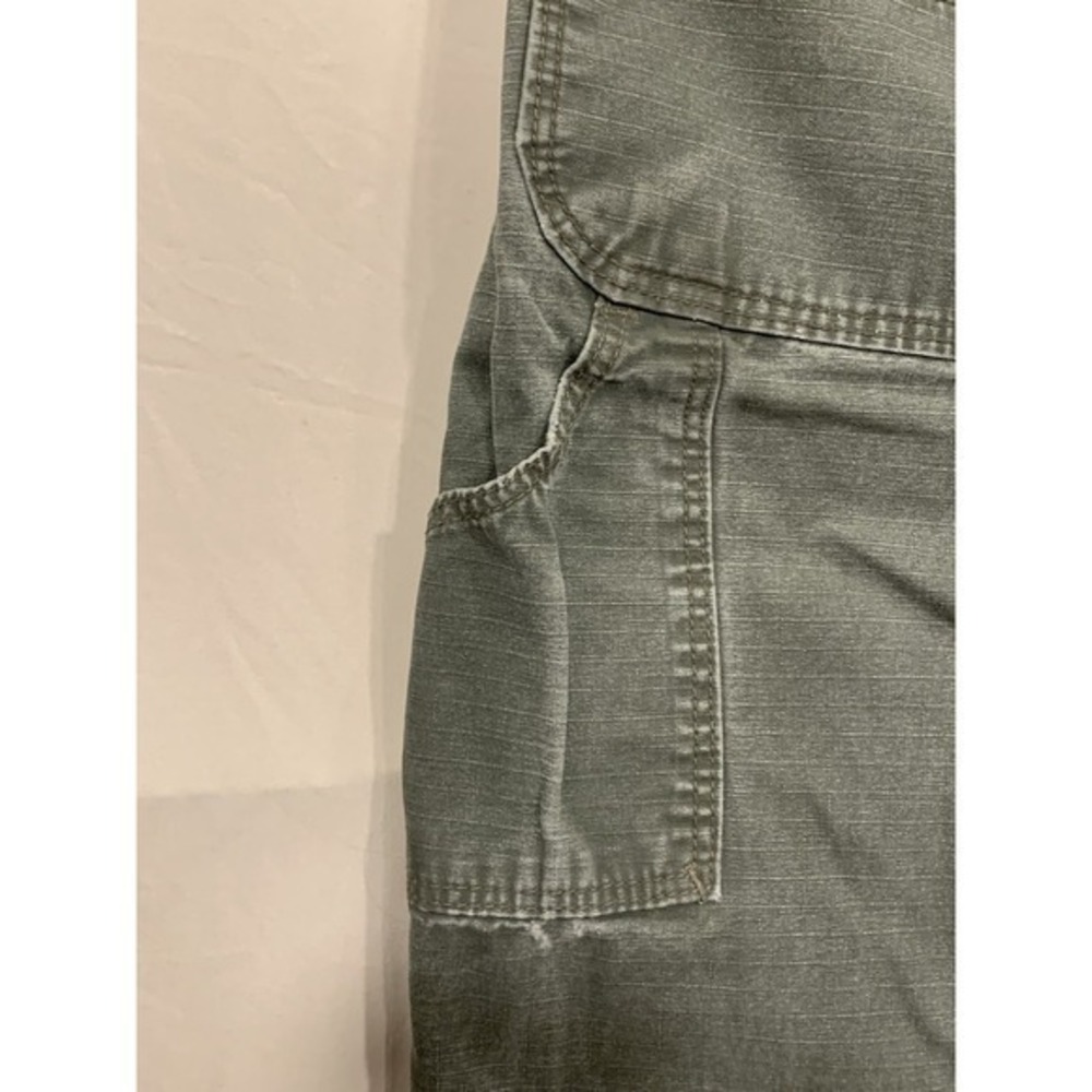 Wrangler Riggs Workwear Pants 38x32 Green Utility Carpenter Heavy Duty Canvas - Picture 8 of 12